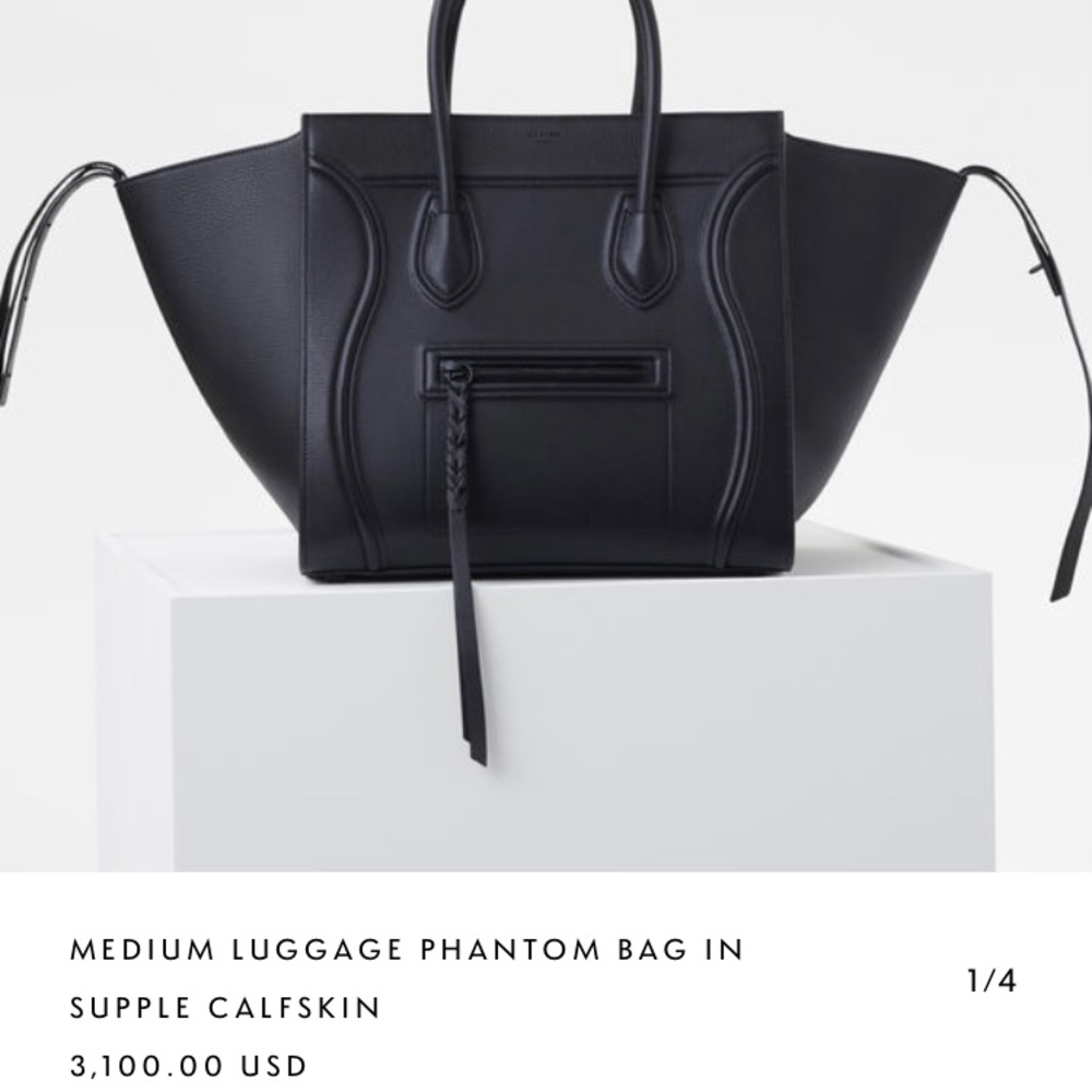 Celine luggage phantom bag.